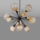 Loft Industry Modern - Glass Stones Chandelier